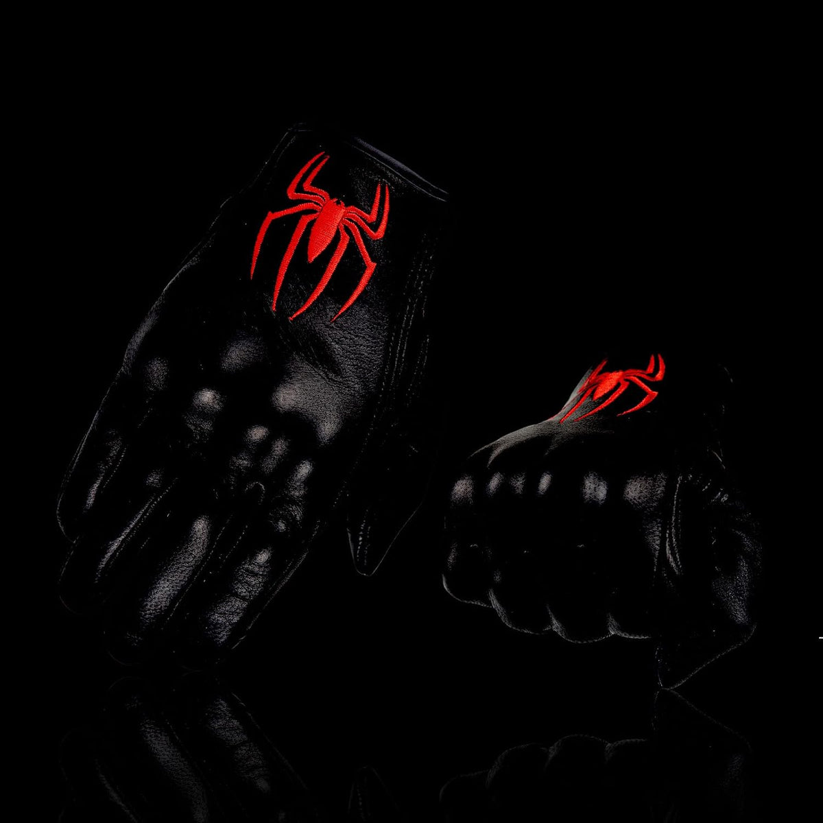 Keebik - Guantes de piel de cabra para moto, moto, deportes motoriz...