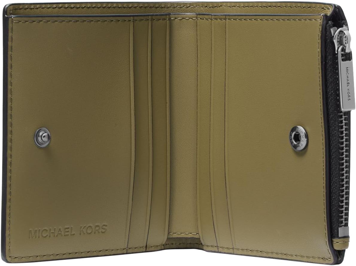 Michael Kors Cartera Edison con cremallera cuadrada para hombre, co...