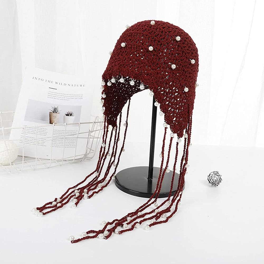 Maxpetus Sombreros de ganchillo hechos a mano ashion Fascinating Be...