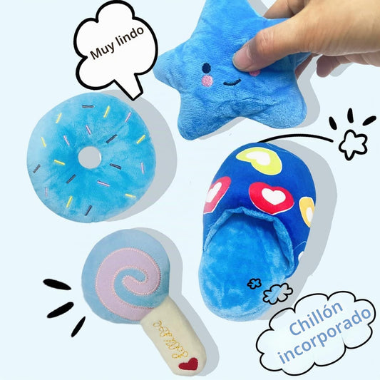 MOSYZEO Juguetes para cachorros para perros pequeños, paquete de 4...