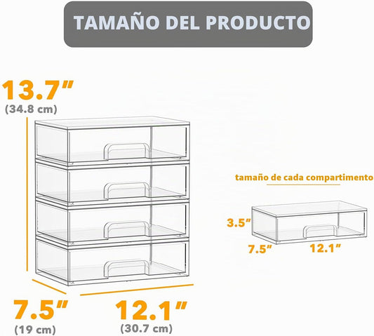 SpaceAid Organizador de almacenamiento de botellas para bebé, conte...