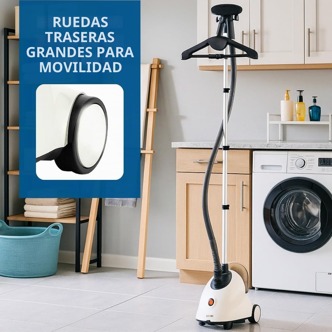 SALAV GS18-DJ Plancha de vapor para ropa de pie con apagado automát...