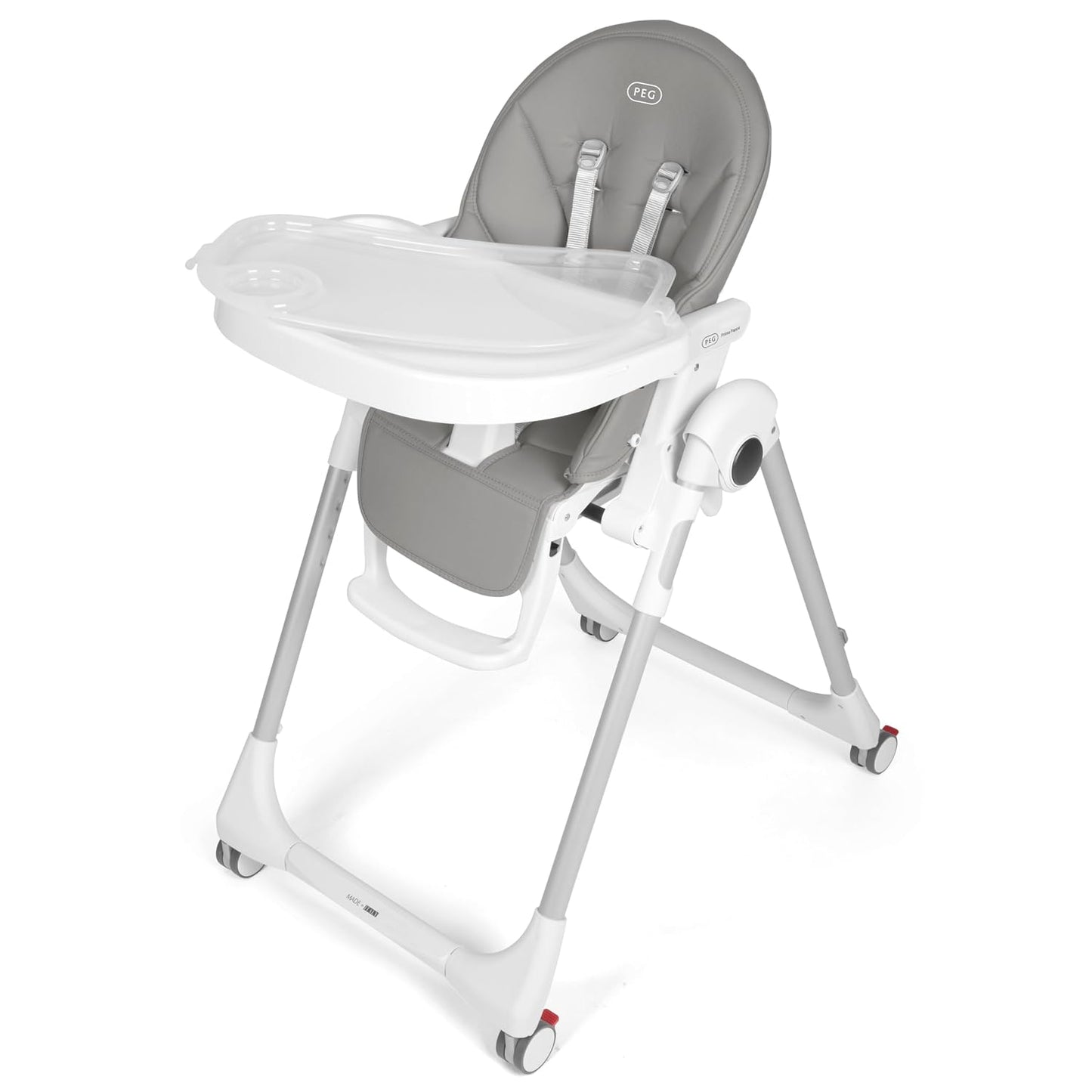 PEG Prima Pappa Zero 3 - Silla alta - Hielo (gris) | Para niños rec...