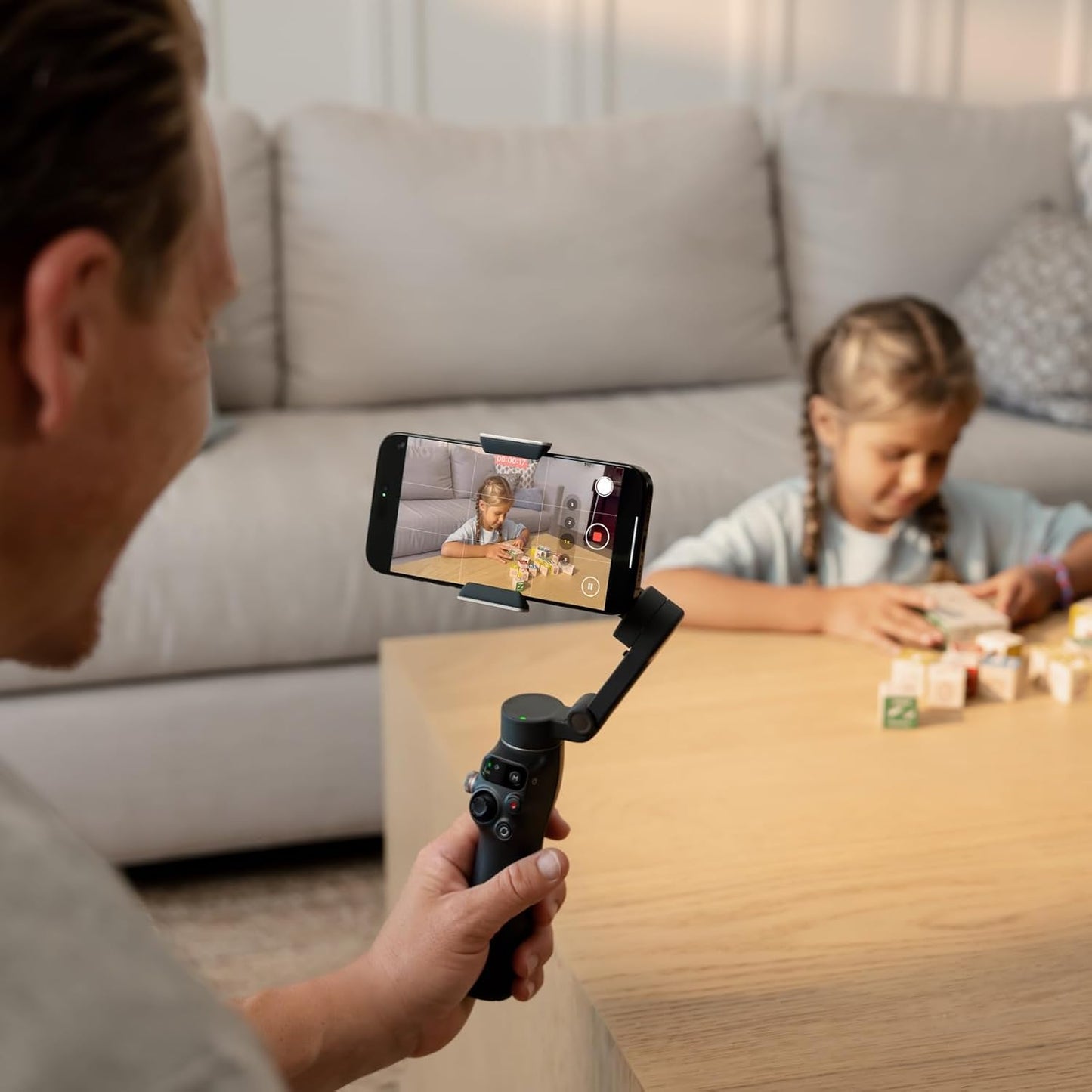 DJI Osmo Mobile 8 Standard Combo, estabilizador cardán para teléfon...