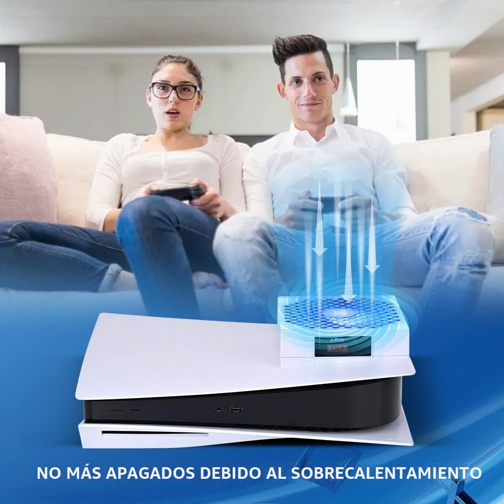 G-STORY Ventilador de Refrigeración PS5, Sistema de Enfriamiento PS...