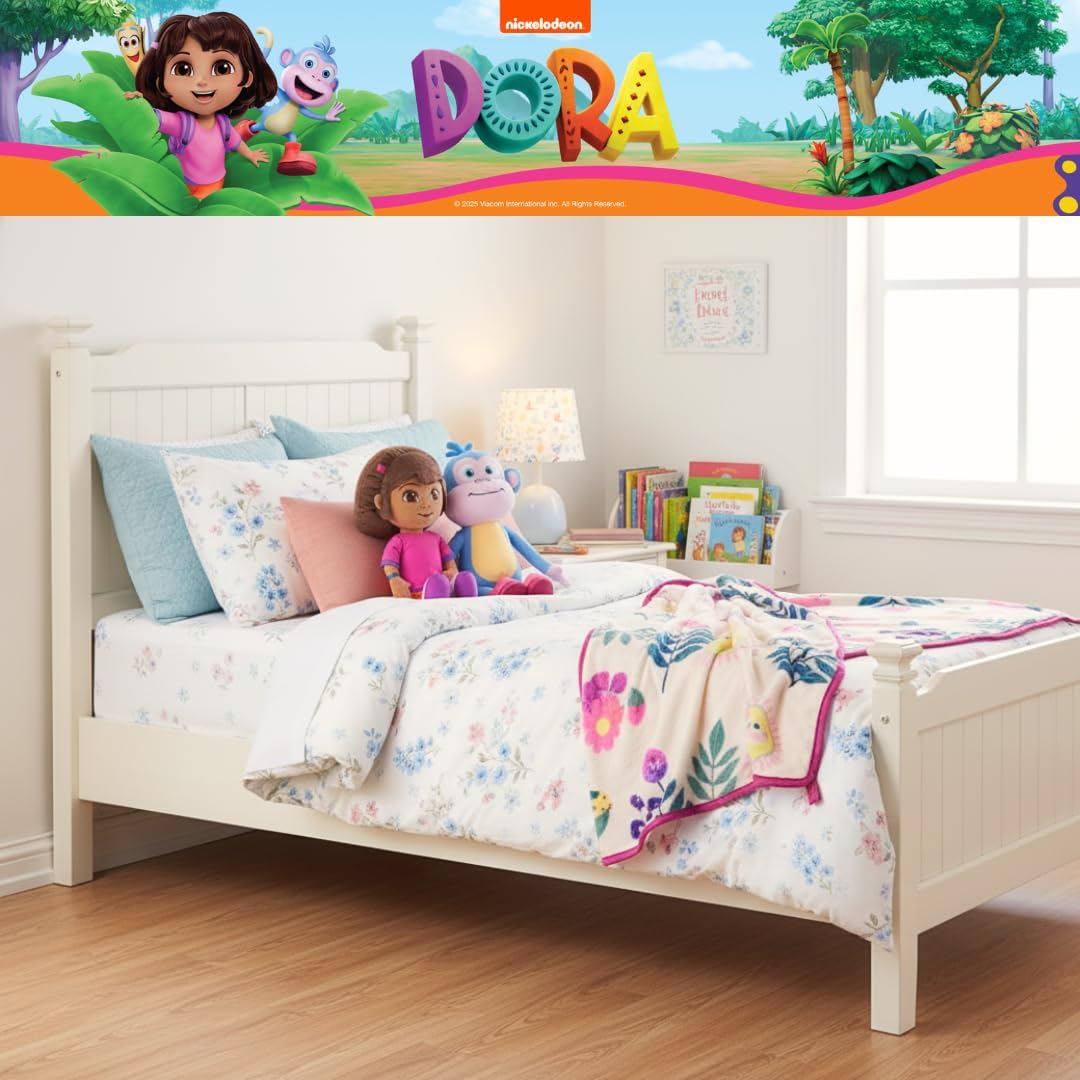 Franco Dora The Explorer Dora Cuddle Pillow Buddy, ropa de cama par...