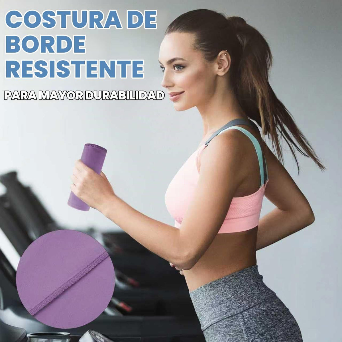 Vnoss Toallas de gimnasio de microfibra, de secado rápido, altament...