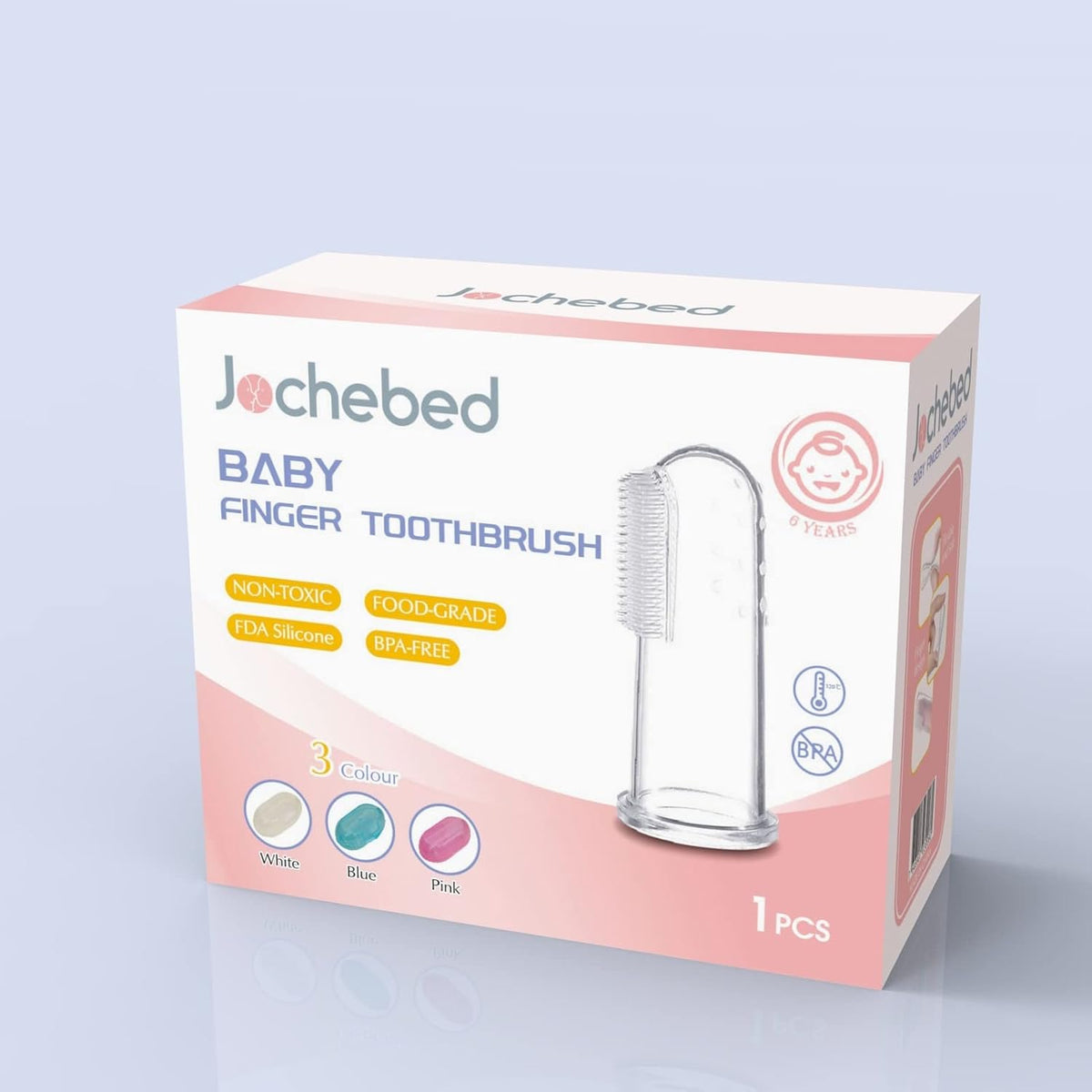 Jochebed Cepillo de dientes de dedo para el entrenamiento de la den...