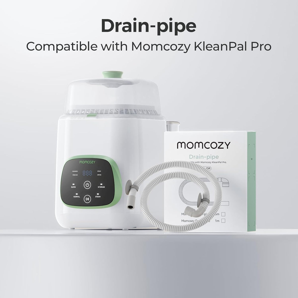 Momcozy KleanPal Pro - Lavadora de biberones y manguera de drenaje...