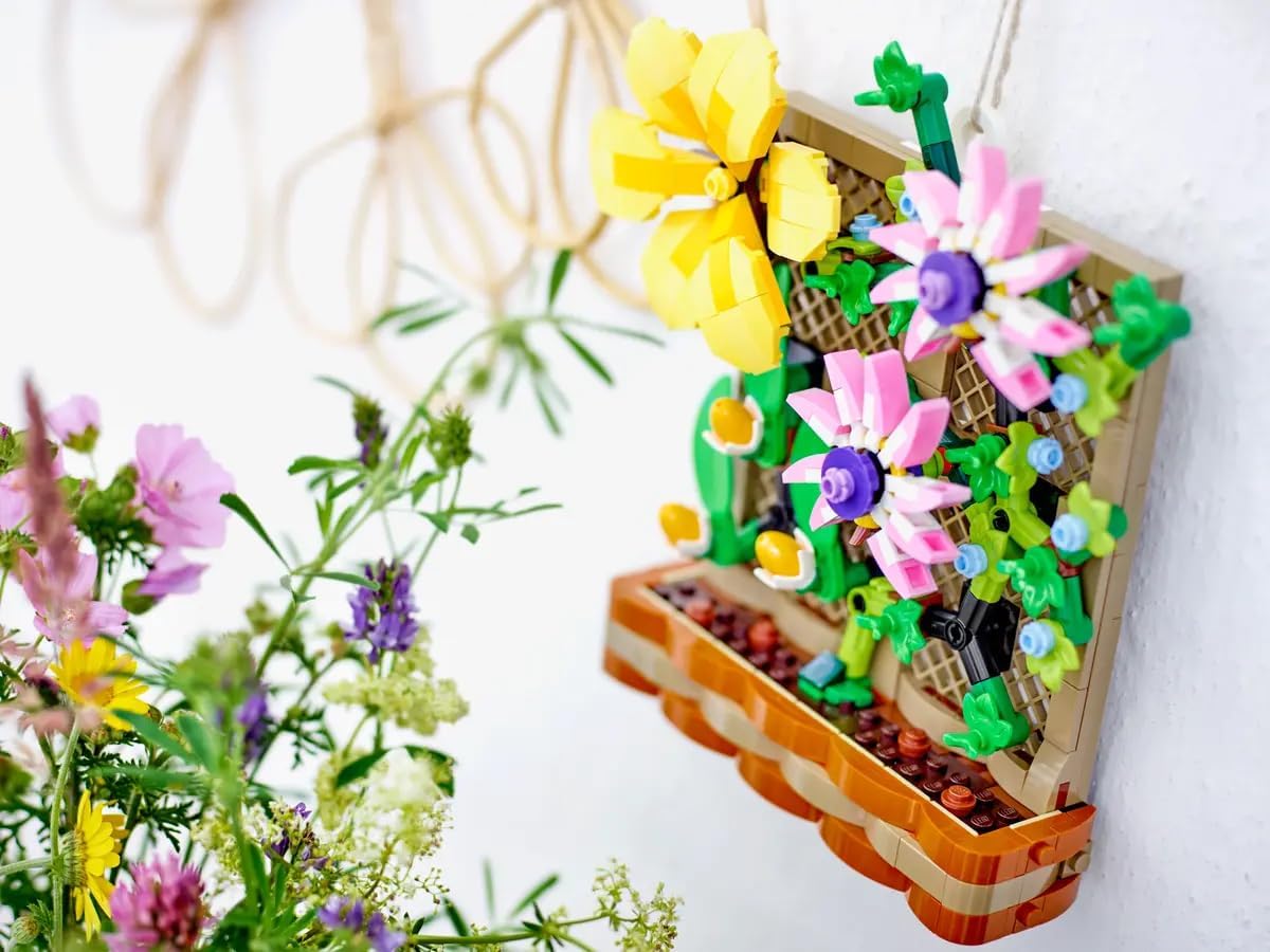 LEGO Flower Trellis Display 40683 - Juego de decoración floral de p...