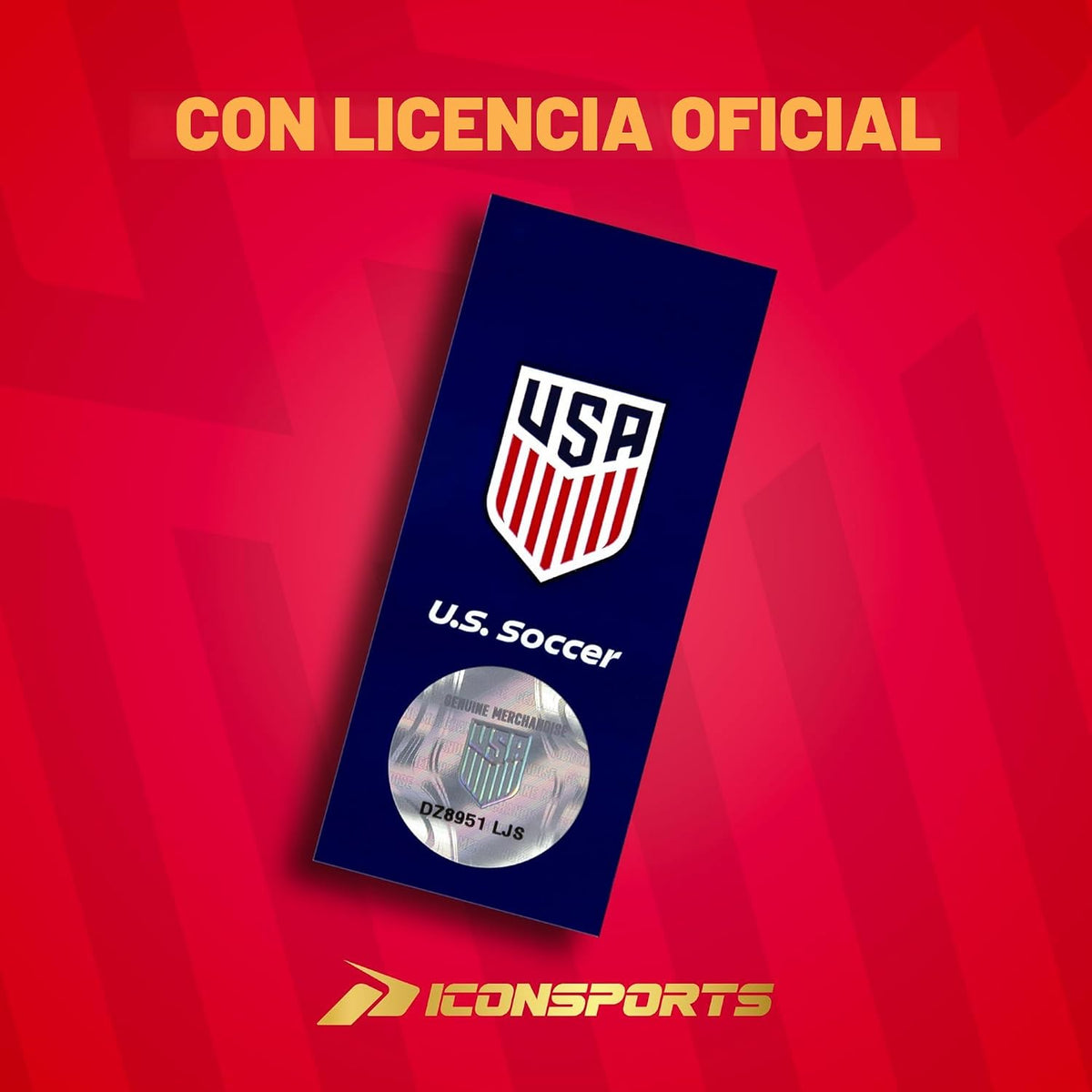 Icon Sports Balón de fútbol con licencia oficial de la Federación d...