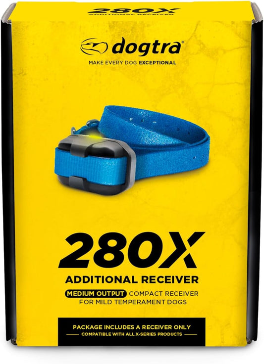 Dogtra 280X Receptor Adicional de E-Collar 10 lbs+, alcance de 1\/2...