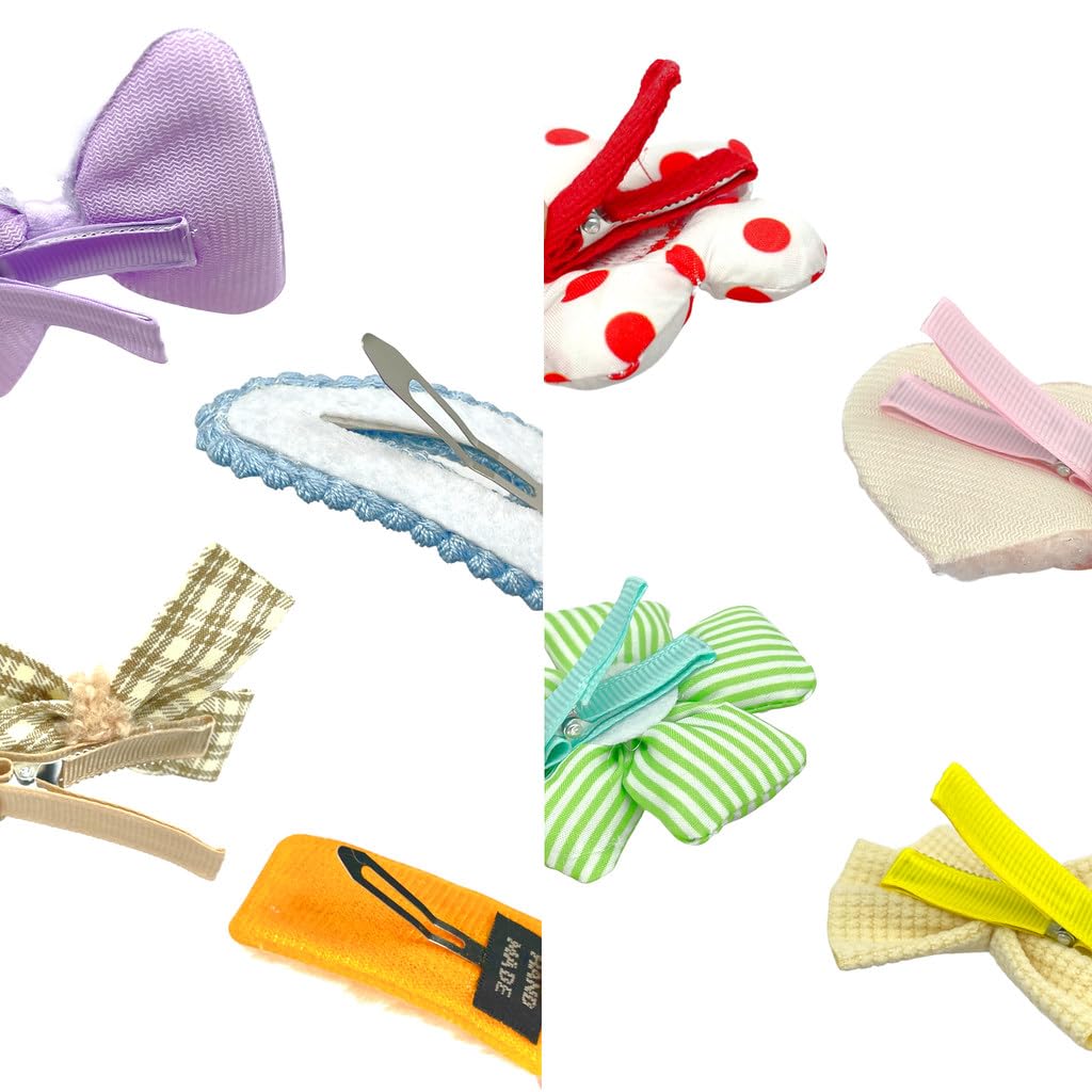 Pinzas para el cabello para niñas, paquete de 68 unidades, antidesl...