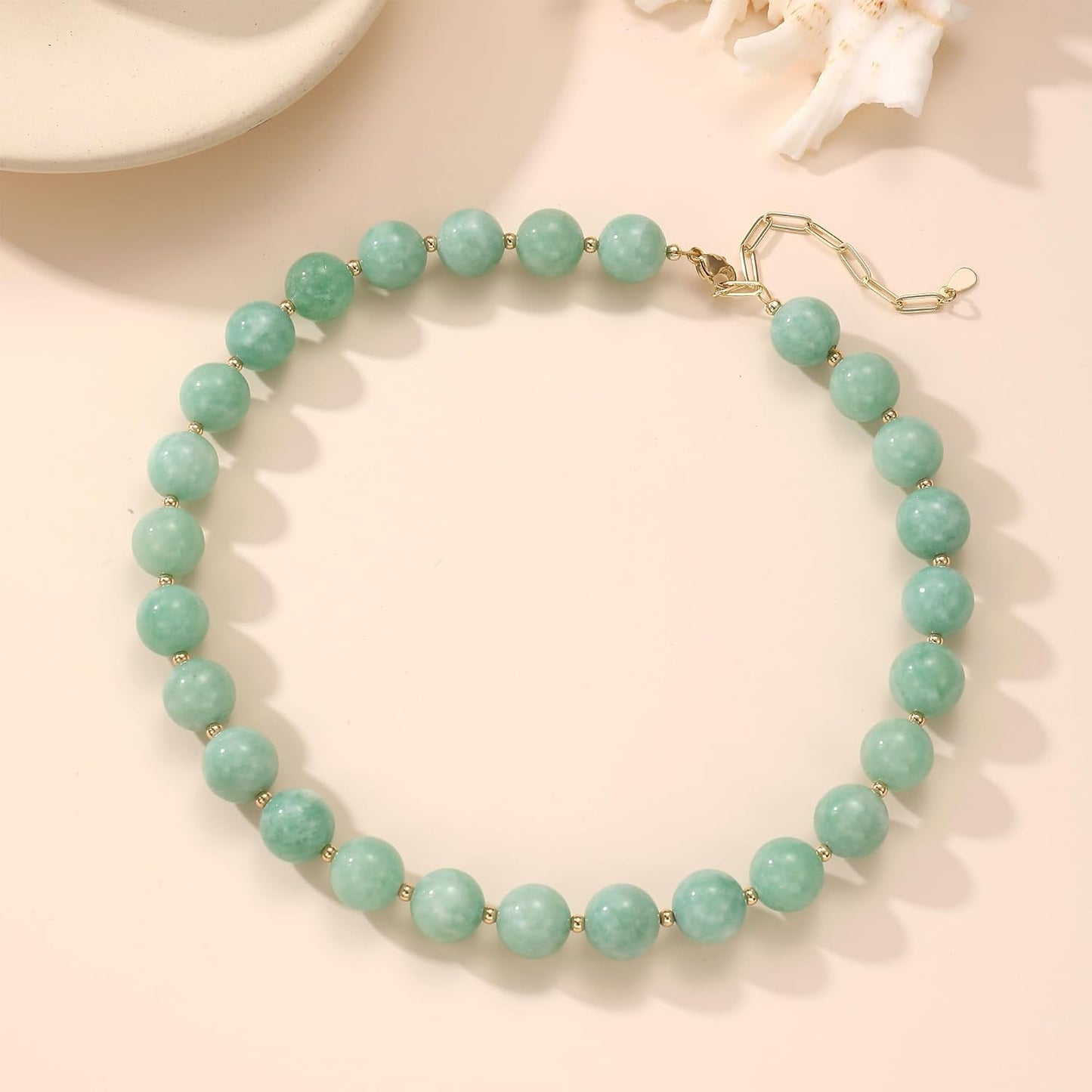 Drogomen Collar de cuentas de colores para mujer, estilo bohemio, c...
