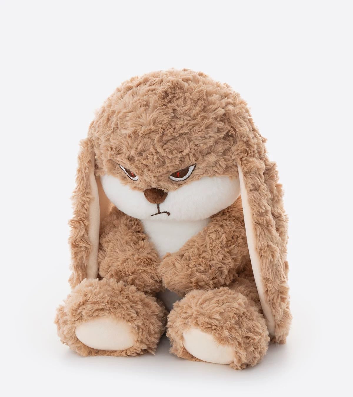 ZEIO Grumpy Bunny - Peluche de conejo de peluche de 15.7 pulgadas c...