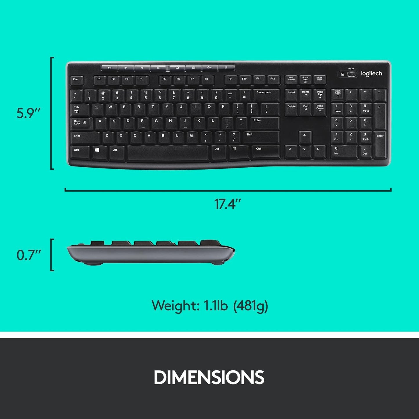 Logitech Combo inalámbrico MK270, dispositivos compatibles-computad...