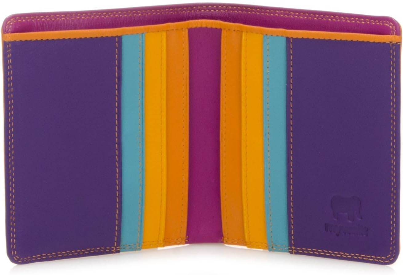 mywalit Billetera Doble Estándar - Cuero, Multicolor, 6 Tarjetas, S...