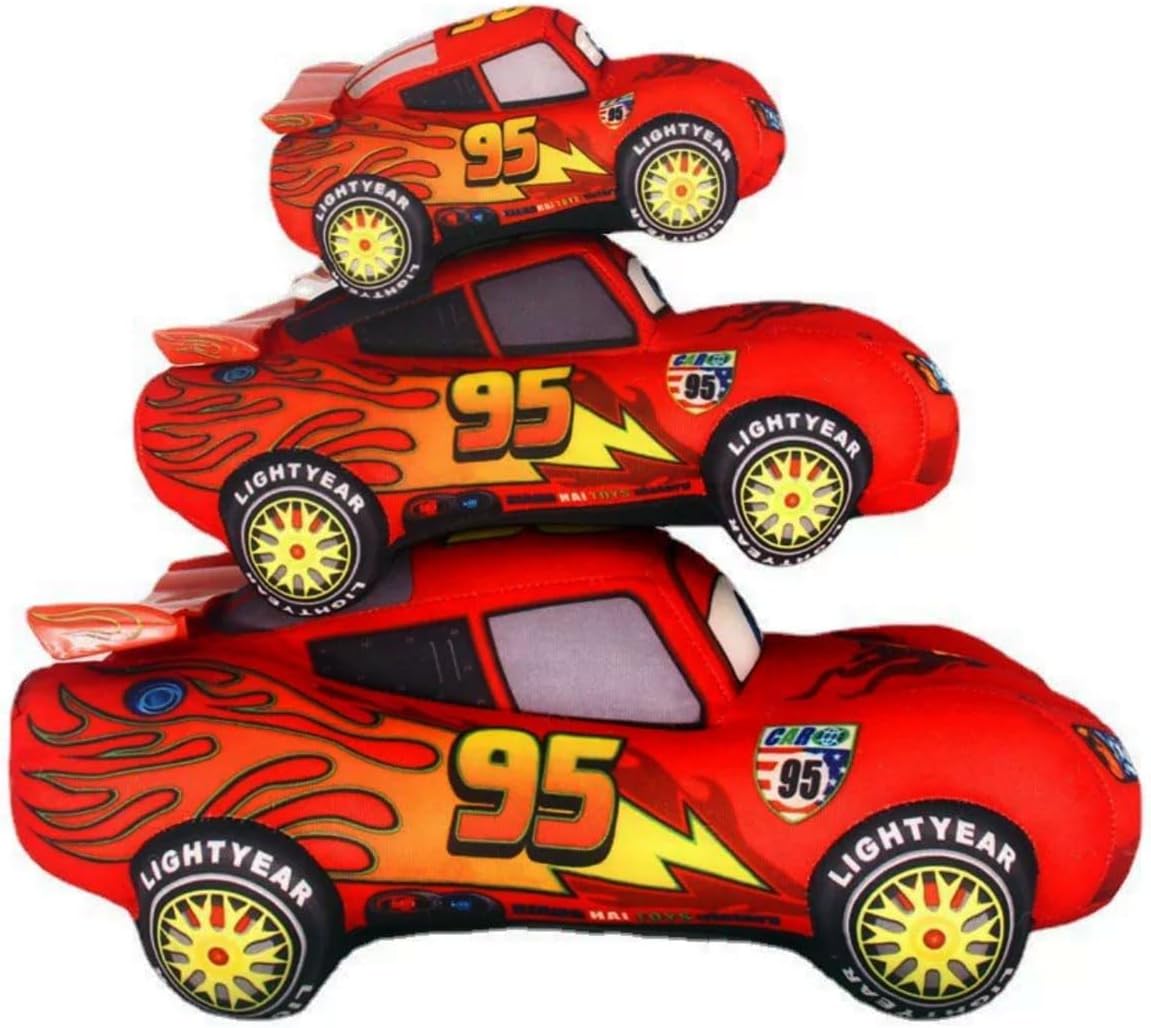 AYGITAL Movies Cars McQueen - Almohadas de peluche para automóvil,...