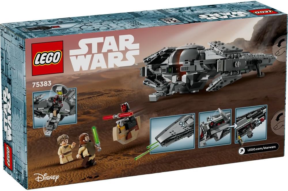 Lego 75383 Dark Maul's Sith Infiltrator 9+ 640pcs Nave Espacial...