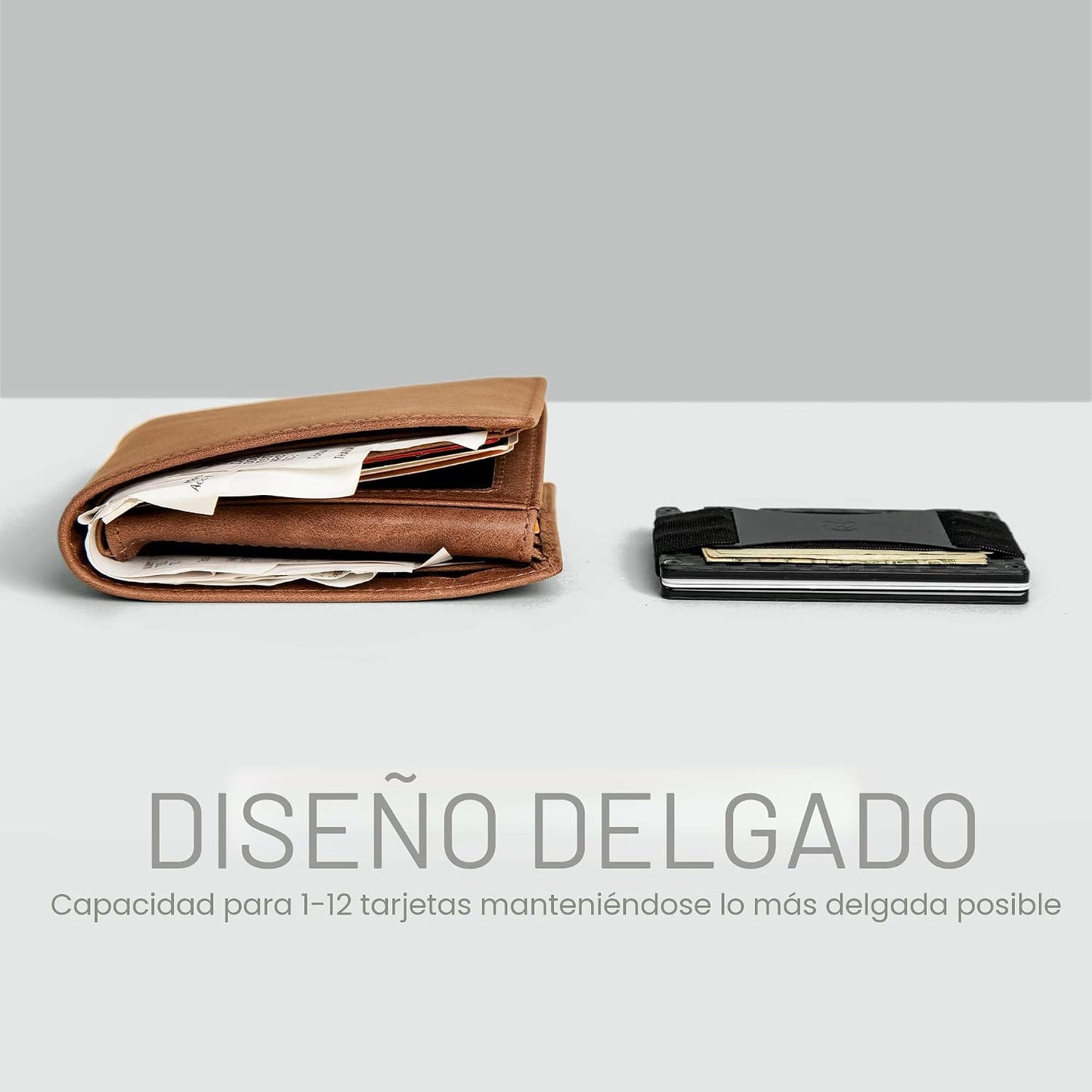 The Ridge NFL Edition, Cartera minimalista de metal de aluminio par...