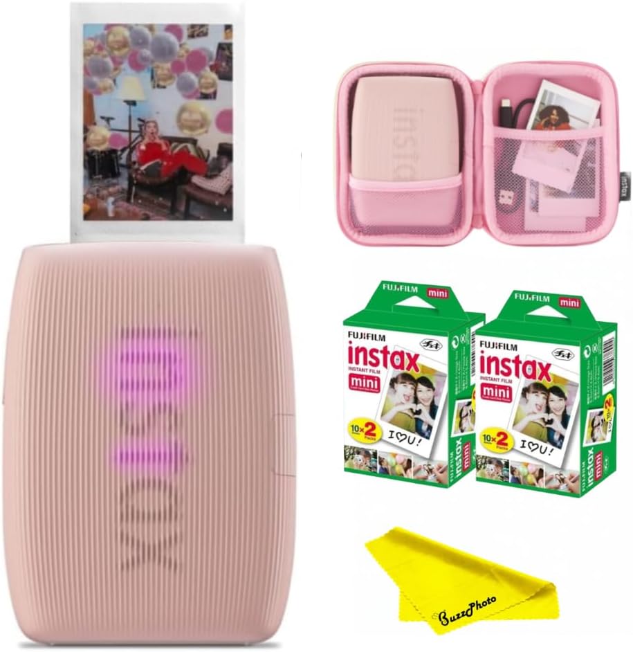 Fujifilm Impresora Instax Mini Link 3 para smartphone (rosa rosa)