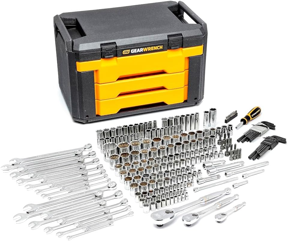 GEARWRENCH Juego de herramientas mecánicas BMC de 239 piezas 1\/4,...