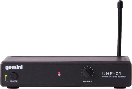Gemini Sistema de micrófono de mano inalámbrico UHF (UHF-01M-F2) |...