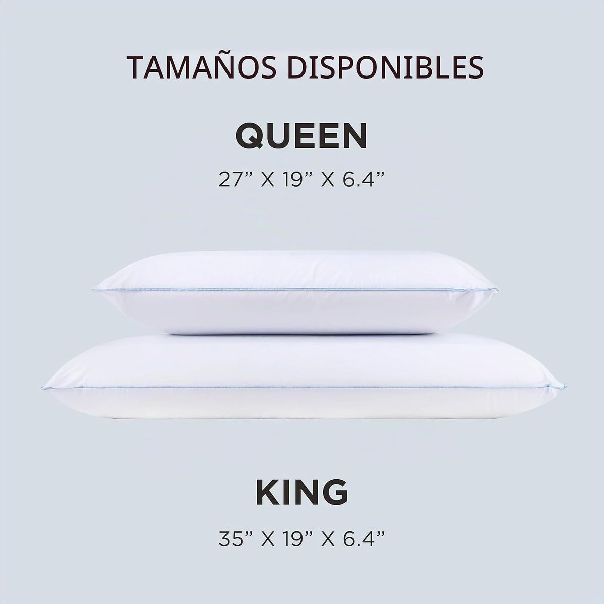 Tempur-Pedic TEMPUR-Cloud - Almohada de enfriamiento doble, tamaño...