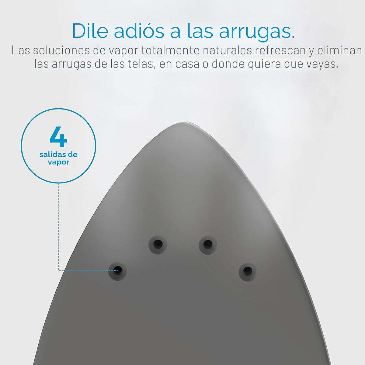 Steamfast SF-710 - Mini plancha de vapor, placa base antiadherente,...