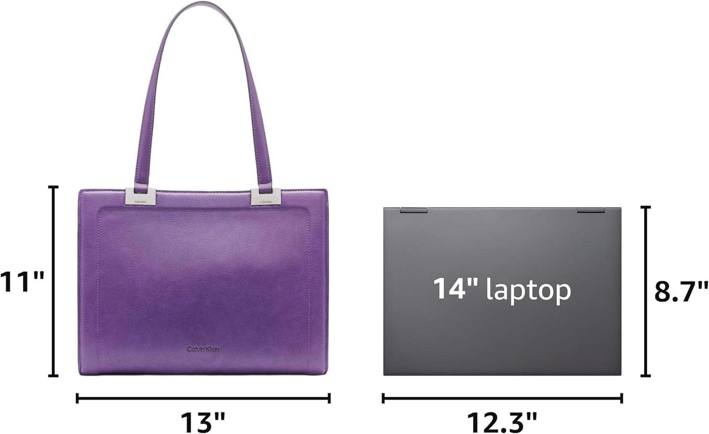 Calvin Klein Bolso organizador con triple compartimento Palm para m...