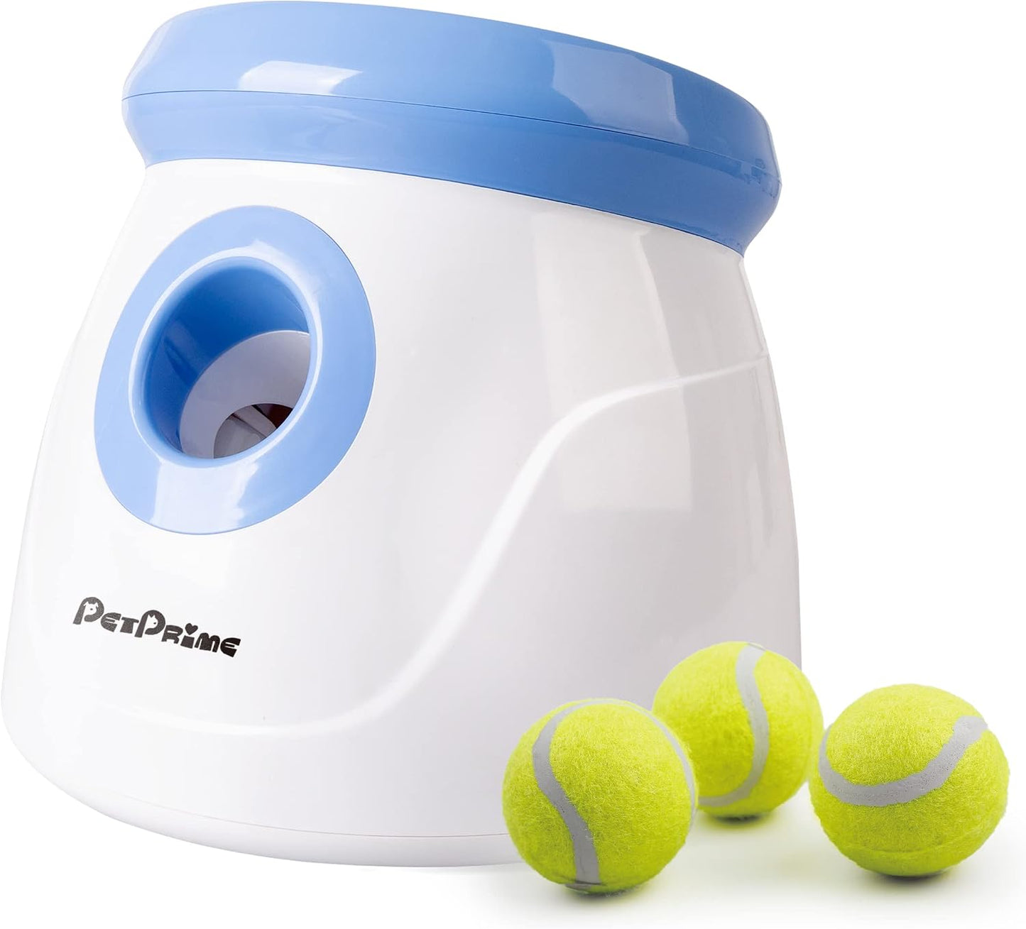 Pet Prime Lanzador automático de bolas para perros pequeños y media...