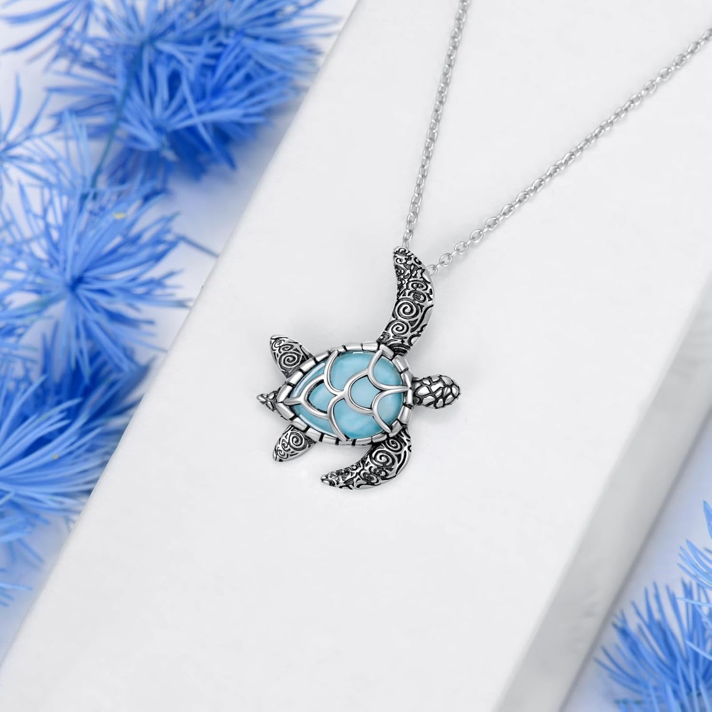 OCJ Regalos de tortuga para mujer, plata de ley 925, tortugas marin...