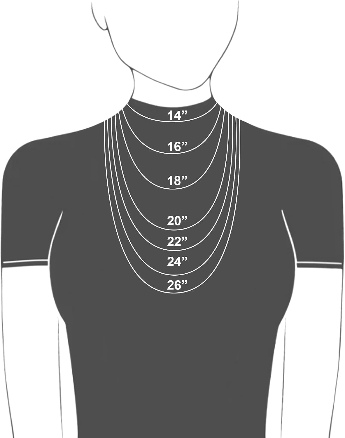 Monily Cadena de cuerda de plata para mujer 1,3 mm 1,5 mm 2 mm Coll...