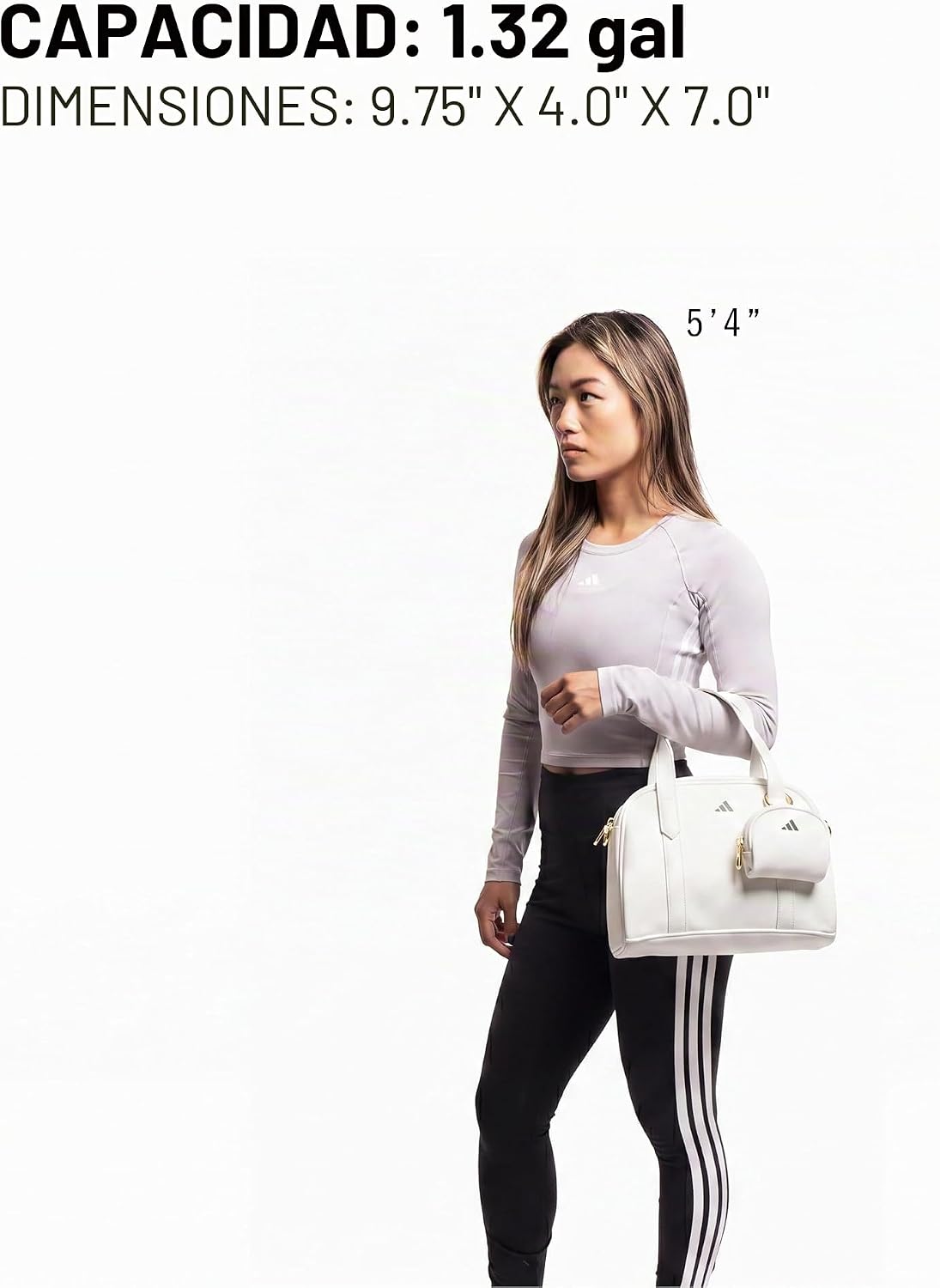 adidas Bolsa de transporte con mini bolsa extraíble | Adjustable St...
