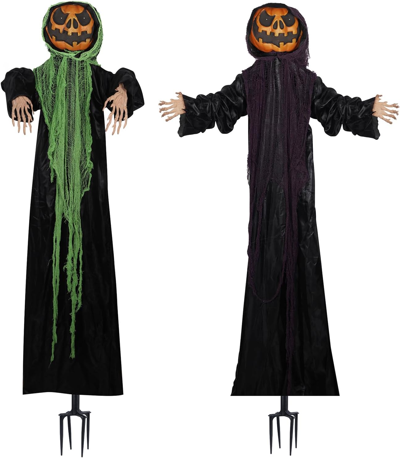 yosager Paquete de 2 decoración de Halloween para exteriores, calab...