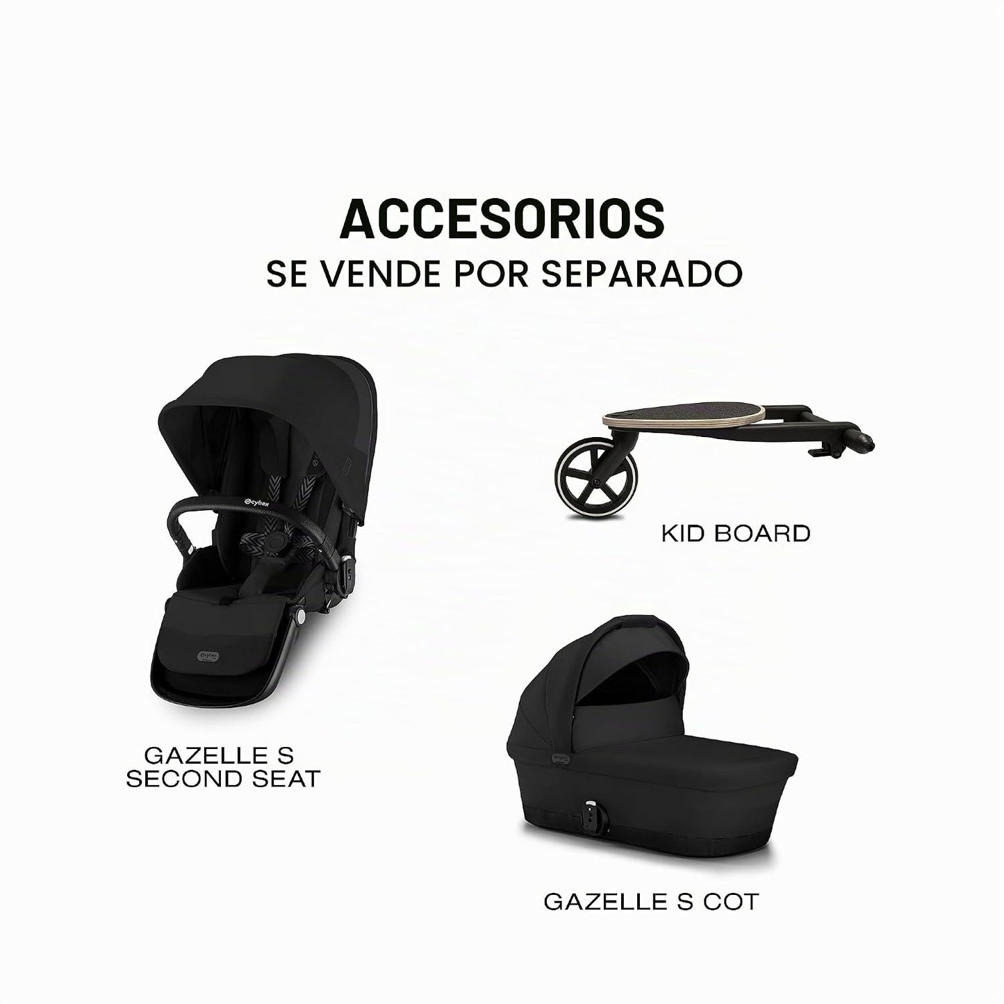 Cybex Gazelle S - Cochecito todo en uno para niños y bebés con más...