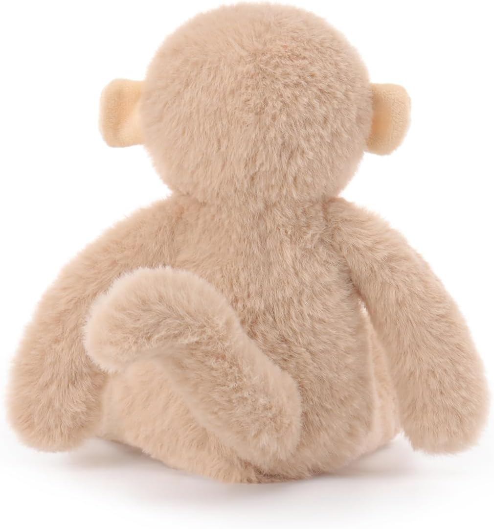 Apricot Lamb Juguetes de peluche suaves de mono marrón claro de 7 p...