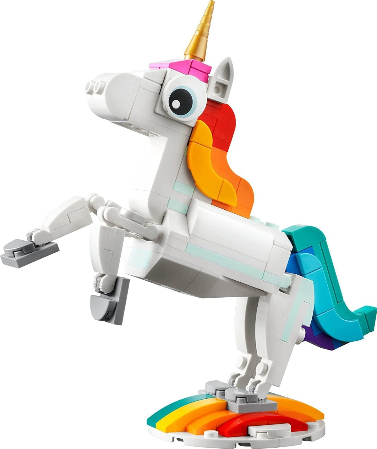 LEGO Creator 31140 - Juguete mágico de unicornio 3 en 1, se transfo...