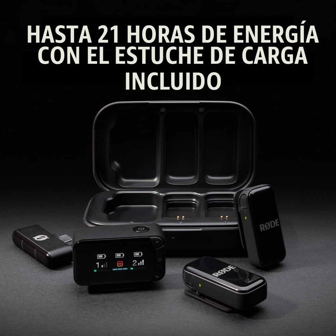 RØDE Wireless Micro - Kit de cámara de micrófono inalámbrico compac...