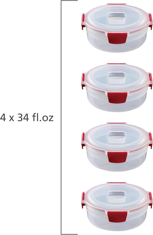 Joseph Joseph Nest Lock 8 piezas Juego de recipientes de plástico p...