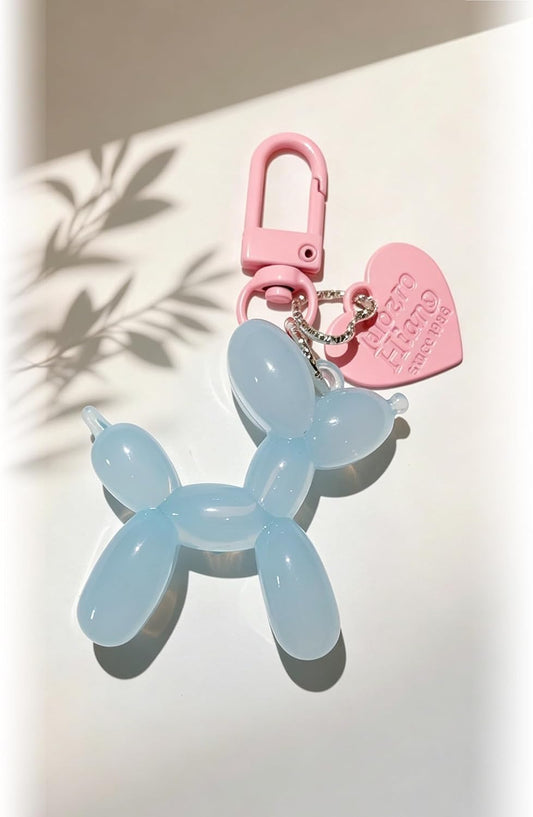 LAEKOU Llavero con Diseño de Perro Globo de Gelatina para Mujeres,...
