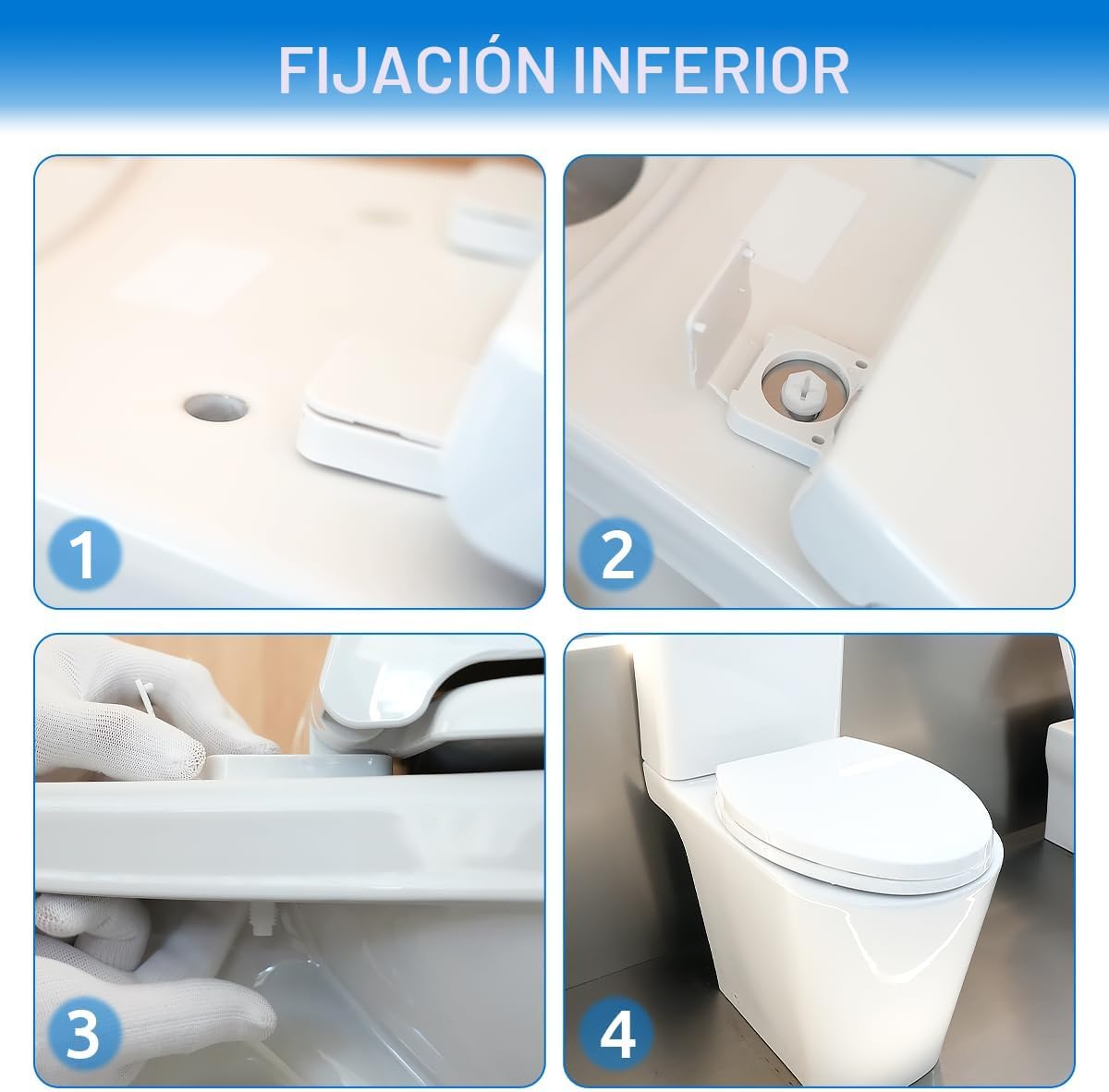 Asiento de inodoro redondo con asiento integrado para niños pequeño...