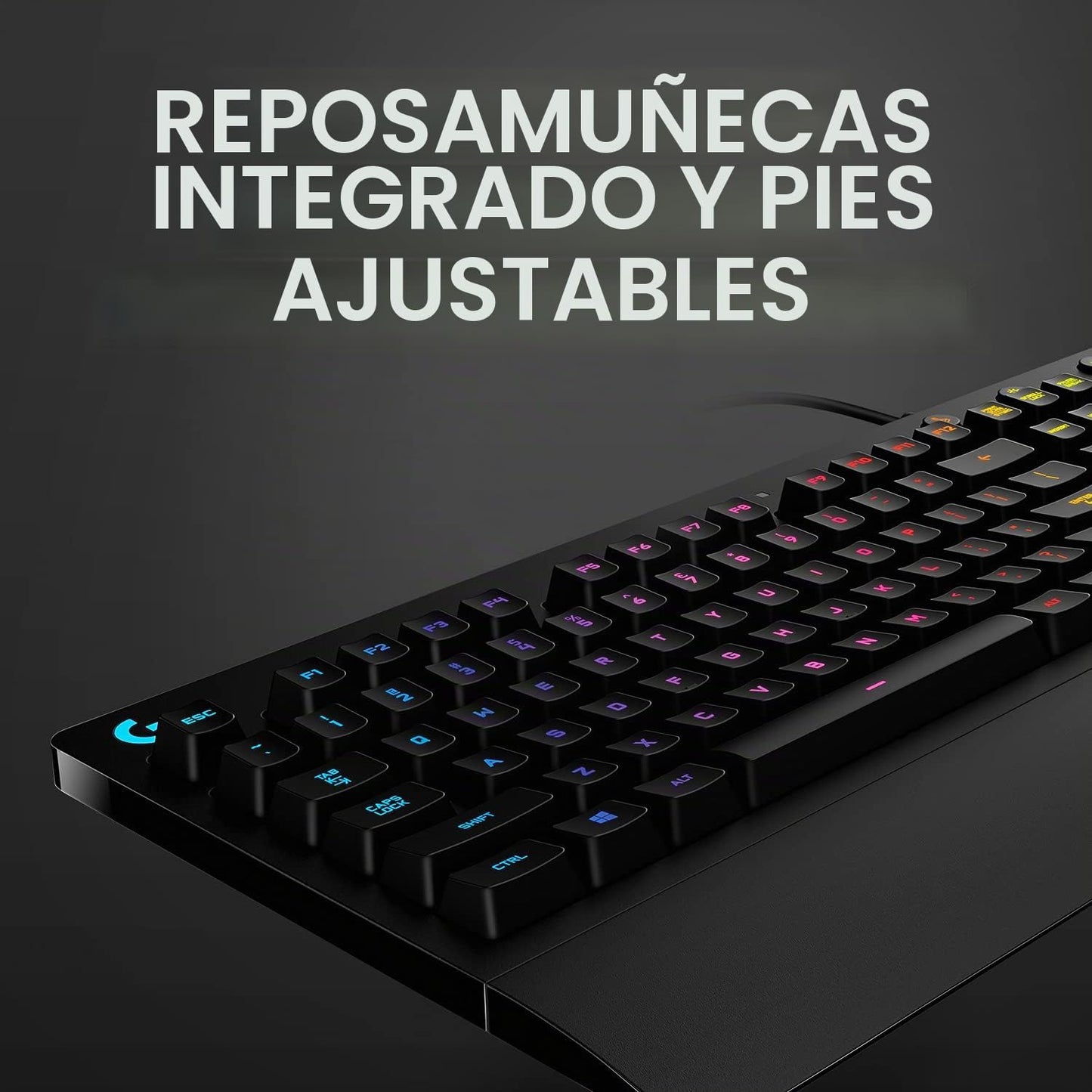 Logitech G213 Prodigy Teclado RGB con cable para juegos - Negro | L...