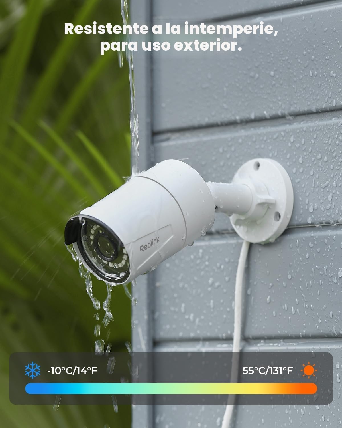 REOLINK Cámara de seguridad PoE de 5 MP, vigilancia interior al air...