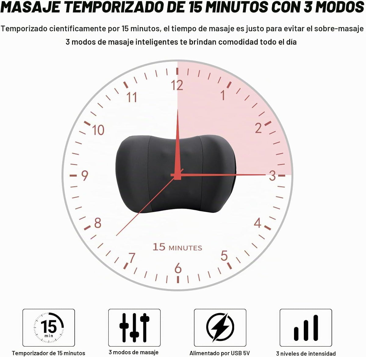 PURISUN almohada reposacabezas de coche, almohada de cuello con cal...