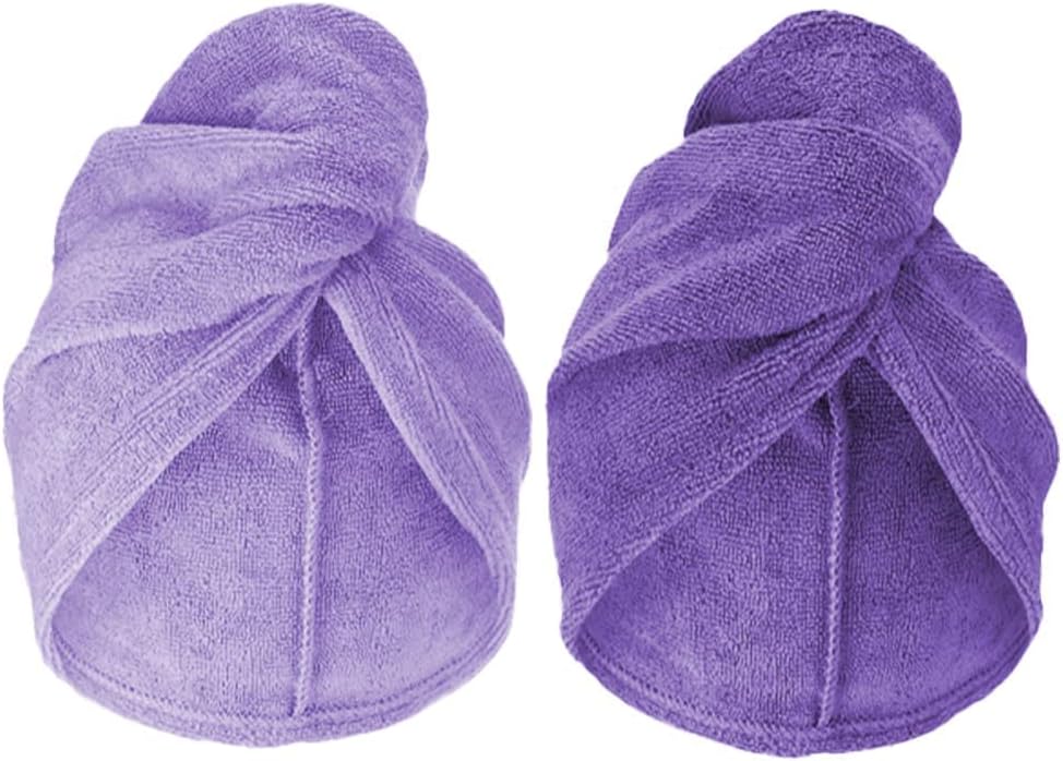 Turbie Twist Paquete de 2 Toallas de Microfibra para el Cabello par...