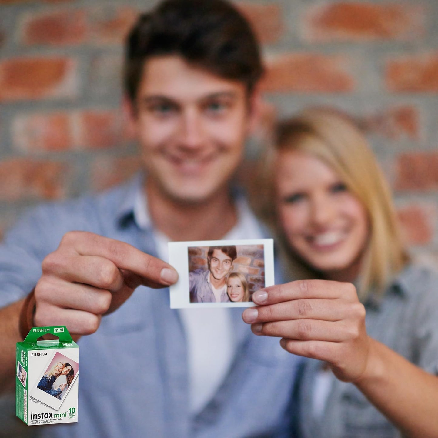 Película instantánea Fujifilm INSTAX Mini (Blanco) para cámaras Fuj...