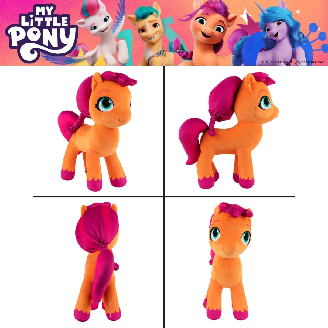 Almohada de peluche súper suave My Little Pony Sunny para niños, ta...