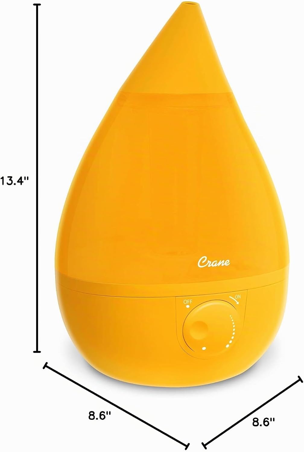 Crane - Humidificador ultrasónico de vapor frío para dormitorio, cu...
