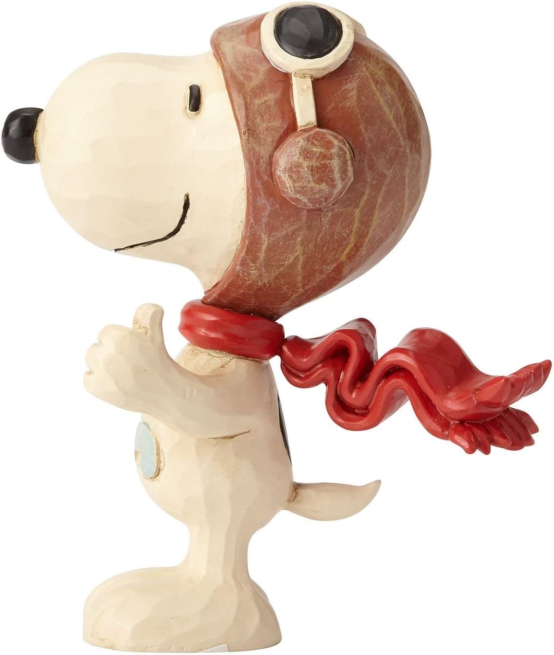 Enesco Jim Shore Peanuts Snoopy Flying Ace - Figura en miniatura, 3...